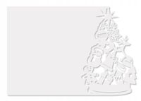 R12 Podkładka serwetka ażur dekoracja święta BOŻE NARODZENIE choinka 30x44