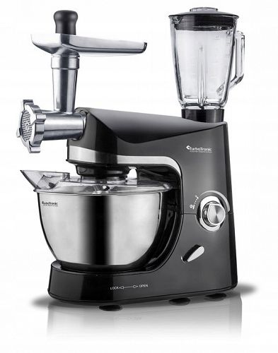 Robot kuchenny TurboTronic planetarny mikser blender 2000w misa 5L Srebrny na Arena.pl