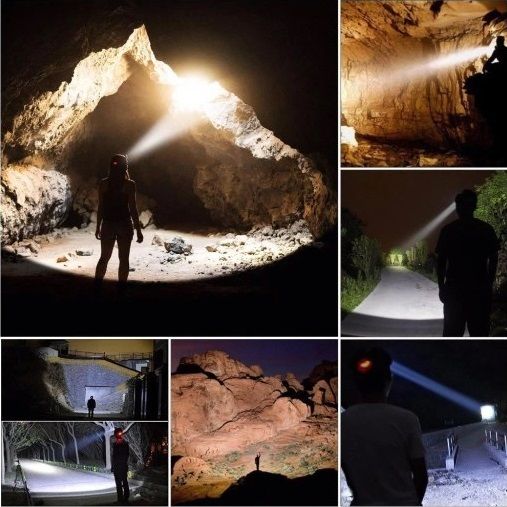 LATARKA CZOŁOWA LED ZOOM CREE XML T6 CZOŁÓWKA MOC akumulator + ładowar zdjęcie 7