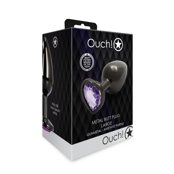 Heart Gem Butt Plug - Large zdjęcie 3