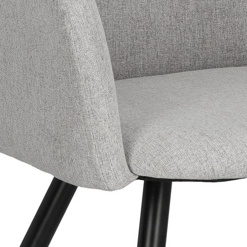 Krzesło Molto Black szare tapicerowane na Arena.pl
