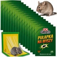 LEP NA MYSZY SILNA PUŁAPKA NA SZCZURY GRYZONIE MYSZOŁAPKA KLEJ ŁAPKA