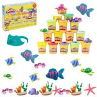 PLAY DOH DUŻY ZESTAW CIASTOLINA PODWODNY ŚWIAT 15 TUB HASBRO F8150