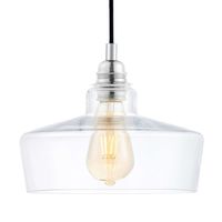 LAMPA wisząca LONGIS III 10142109 Kaspa szklana OPRAWA loftowy ZWIS przezroczysty