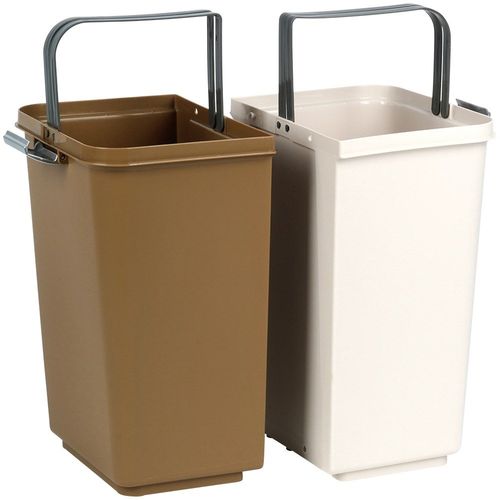 Kosz do segregacji odpadów plastikowy 2x10 l na Arena.pl