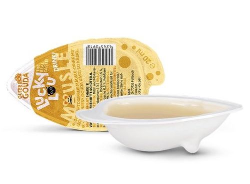 Niskokaloryczny przysmak dla kotów - Lucky Lou Napój z serem Gouda 20ml na Arena.pl