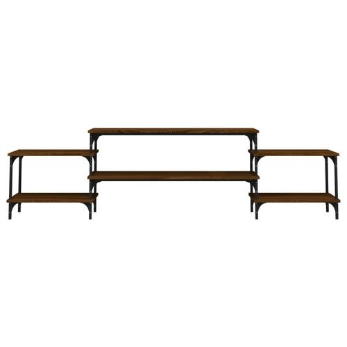 Szafka pod TV, brązowy dąb, 197x35x52 cm na Arena.pl