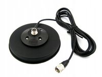 SIRIO MAG 145 PL gwint - najmocniejsza podstawa magnetyczna 16cm kabel 3,6m