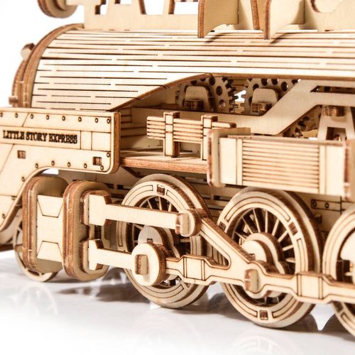Little Story Drewniane Puzzle Model Układanka 3D DIY - Lokomotywa na Arena.pl