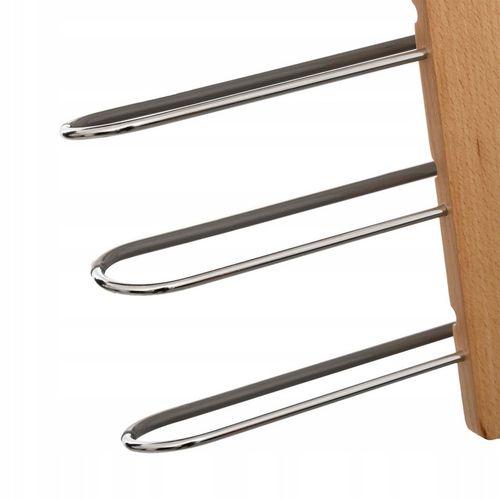 WIESZAK NA SPODNIE drewniany do szafy 5 par na Arena.pl