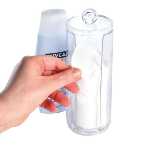 Pojemnik Łazienkowy Organizer na Płatki Kosmetyczne Higieniczne do Twarzy na Arena.pl