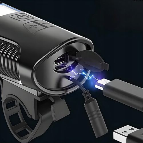 2x LAMPKA ROWEROWA PRZÓD+TYŁ LED LICZNIK KM PRĘDKOŚCIOMIERZ DZWONEK ZESTAW na Arena.pl