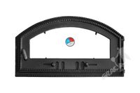 DRZWI C05 PRAWE - 42X70 CM + TERMOMETR 0-250°C do pieca pizzy pizzeria żeliwne