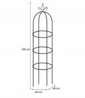 PERGOLA OGRODOWA KOLUMNOWA NA RÓŻE KWIATY + KOTWY