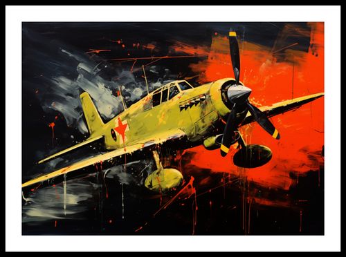 Plakat 59,4x42cm Barwny Przelot na Arena.pl