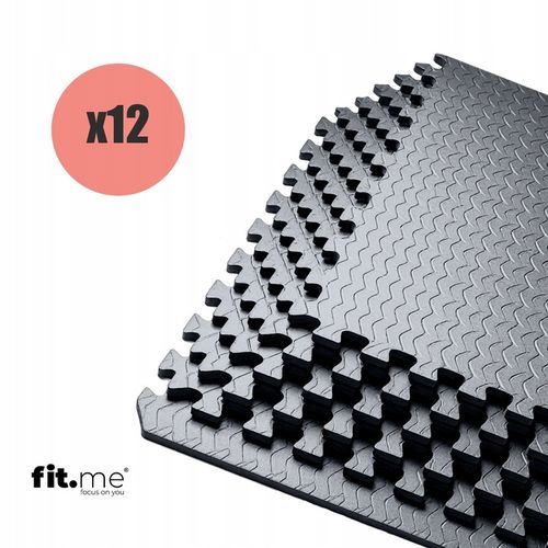 MATA PUZZLE POD SPRZĘT DO ĆWICZEŃ 12 SZT 4,32m2 OCHRONNA PODŁOGA NA SIŁOWNI na Arena.pl