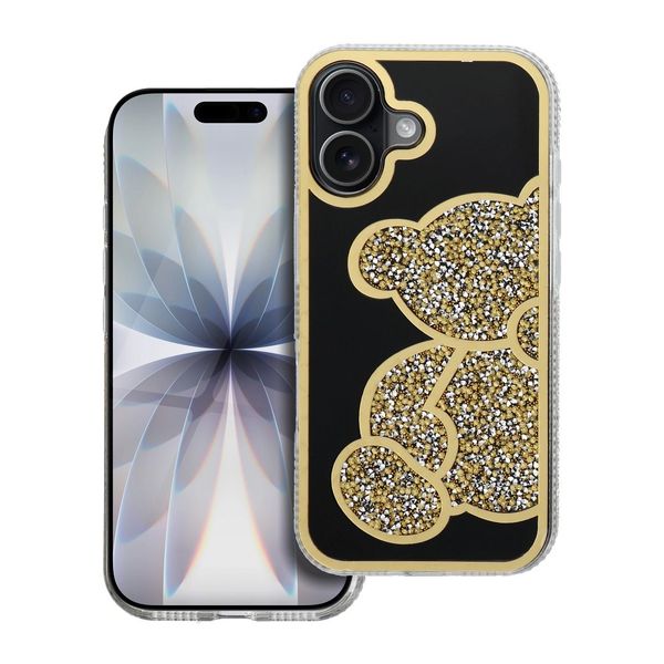 Futerał TEDDY BEAR do IPHONE 17 złoty zdjęcie 1