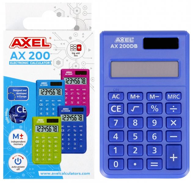 kalkulator axel ax-200db 489996 zdjęcie 1