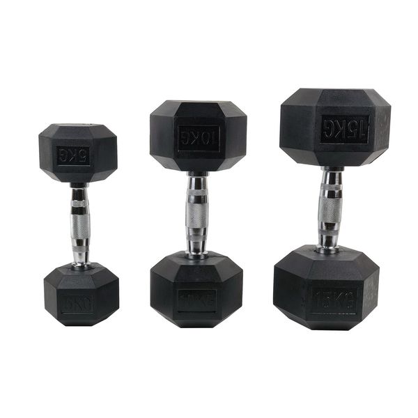 Hantla hex gumowana UNDERFIT 9 kg zdjęcie 5