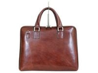 Teczka damska skórzana KEMER 777G Brązowa