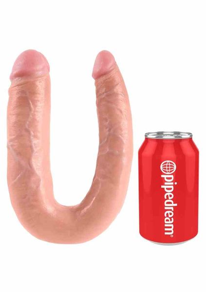 Dildo Dwustronne Double Trouble 18Cm Cieliste zdjęcie 2