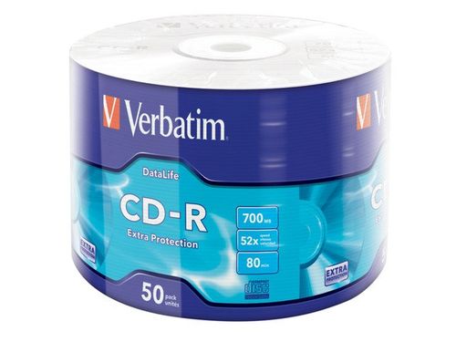 CDR VERBATIM 700MB EXTRA PROTECTION WRAP (50 SPINDEL) na Arena.pl