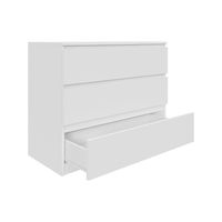Komoda biała AVEN 90 cm z 3 szufladami różne kolory DARMOWA DOSTAWA