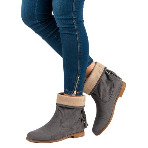 Zamszowe Botki Boho r.36 na Arena.pl