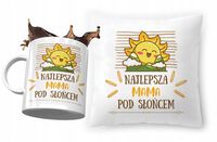 Zestaw Dla Mamy Poduszka + Kubek Prezent Z Nadrukiem Ze Zdjęciem