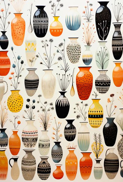 Plakat 67,5x100cm Symfonia Wazonów zdjęcie 1