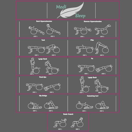 PIŁKA GIMNASTYCZNA REHABILITACYJNA DO ĆWICZEŃ FITNESS ZESTAW Z POMPKĄ 65cm na Arena.pl