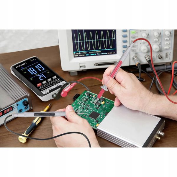 Multimetr MIERNIK specjalistyczny WYŚWIETLACZ CAT III 600V latarka True RMS zdjęcie 9