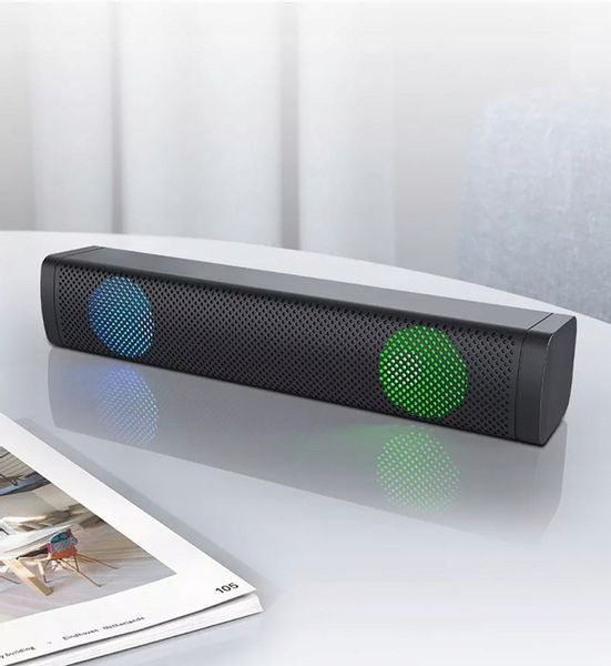GŁOŚNIK SOUNDBAR KOMPUTEROWY LAPTOP PC LED RGB S10 zdjęcie 5