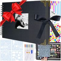 ALBUM DO ZDOBIENIA SCRAPBOOKINGU NA ZDJĘCIA DIY AKCESORIA ZESTAW NA PREZENT