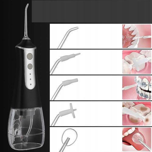 IRYGATOR DO ZĘBÓW BEZPRZEWODOWY DENTYSTYCZNY MOCNY TRYBY PRACY 5DYSZ na Arena.pl