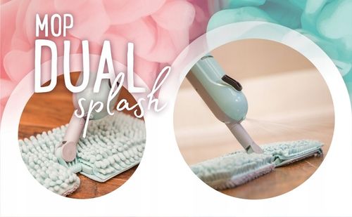 Mop Płaski ze Spryskiwaczem Obrotowy Mikrofibra do mycia i polerowania YORK na Arena.pl