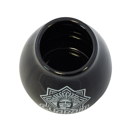 Tykwa ceramiczna czarna z logo Guarani - 350ml na Arena.pl