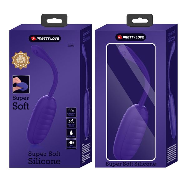 PRETTY LOVE - KIRK Super Soft Silicone, 12 vibration functions zdjęcie 12