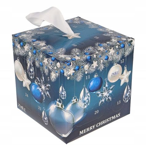 Kalendarz Adwentowy Zestaw kosmetyków Cube Blue Magic 24 produkty na Arena.pl