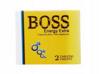 TABLETKI NA PROBLEMY Z EREKCJĄ BOSS ENERGY EXTRA