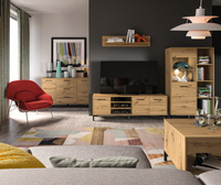 Meblościanka Zestaw Mebli Do Salonu 2 Dąb Artisan NIVA ML