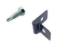 ZAWIJKA UCHWYT OBEJMA DO PANELI 100SZTUK + WKRĘTY