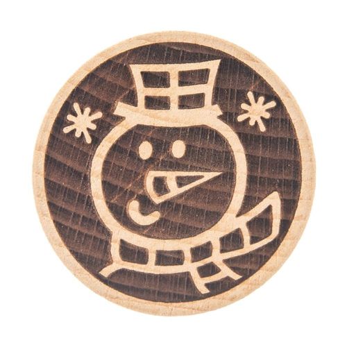 Stempel Pieczątka Świąteczna Dekorator do Dekorowania Ciastek Bałwan na Arena.pl