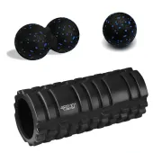 Walek do masazu pleców roler gładki fitness Podwójna piłka duoball Zestaw