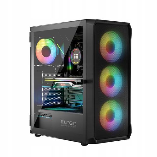 Obudowa Logic Portos ARGB Midi Black na Arena.pl