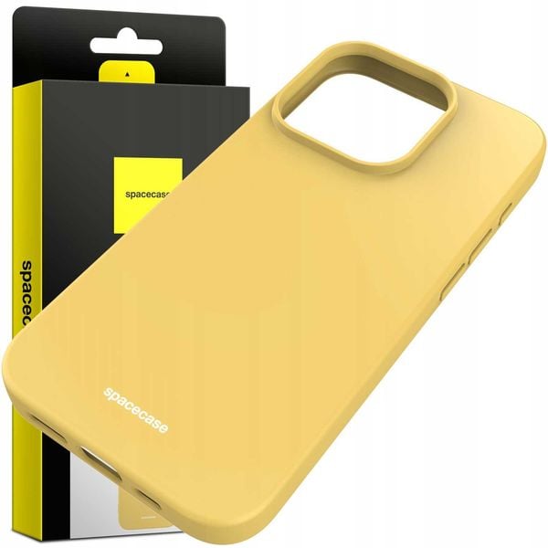 Spacecase Silicone Case Iphone 15 Pro Yellow zdjęcie 10