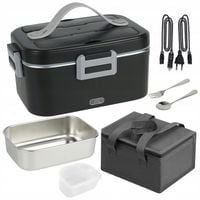 PRZENOŚNY ELEKTRYCZNY LUNCHBOX 1.8L 75W PODGRZEWACZ JEDZENIA SZCZELNY