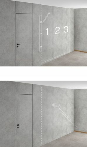 LAMELE ŚCIENNE DĄB RIVIERA NA PŁYCIE HDF CZARNEJ 510x2750mm na Arena.pl