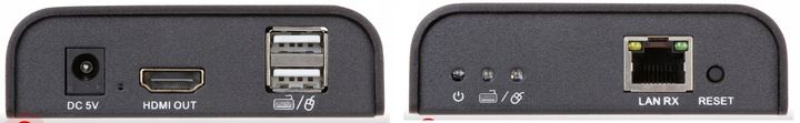 Extender transmiter HDMI 2xUSB po skrętce UTP 120m zdjęcie 3