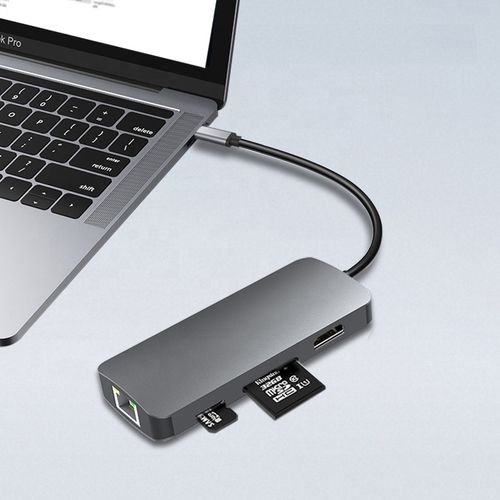 hub 8w1 stacja dokująca usb - c hdmi 4k sd do macbook pro/air na Arena.pl
